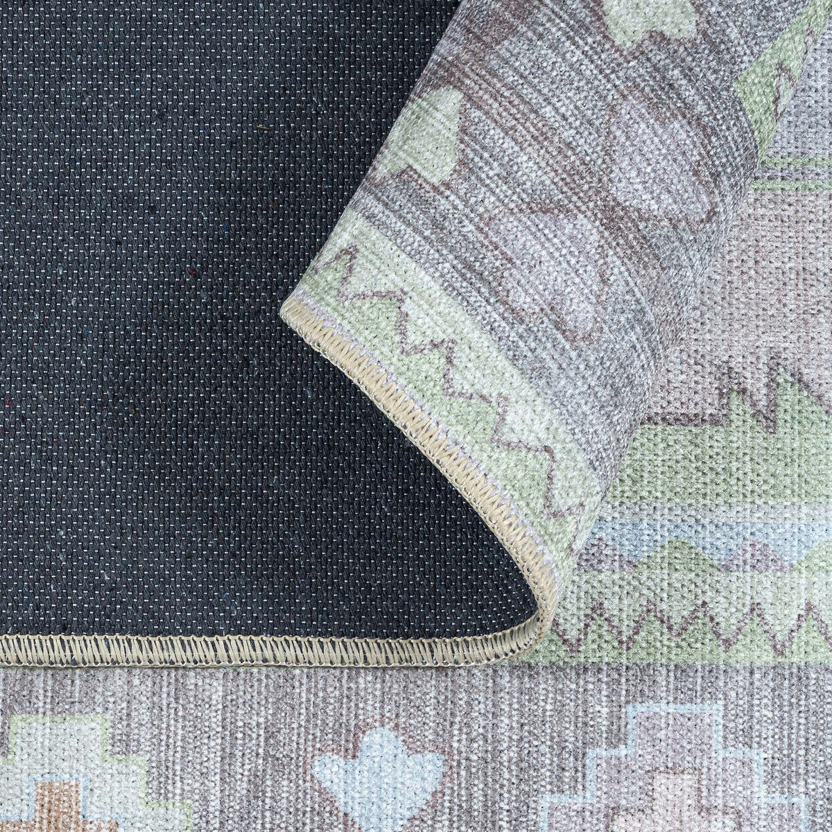 Eloise Faded Pastel Green Modern Oushak Rug