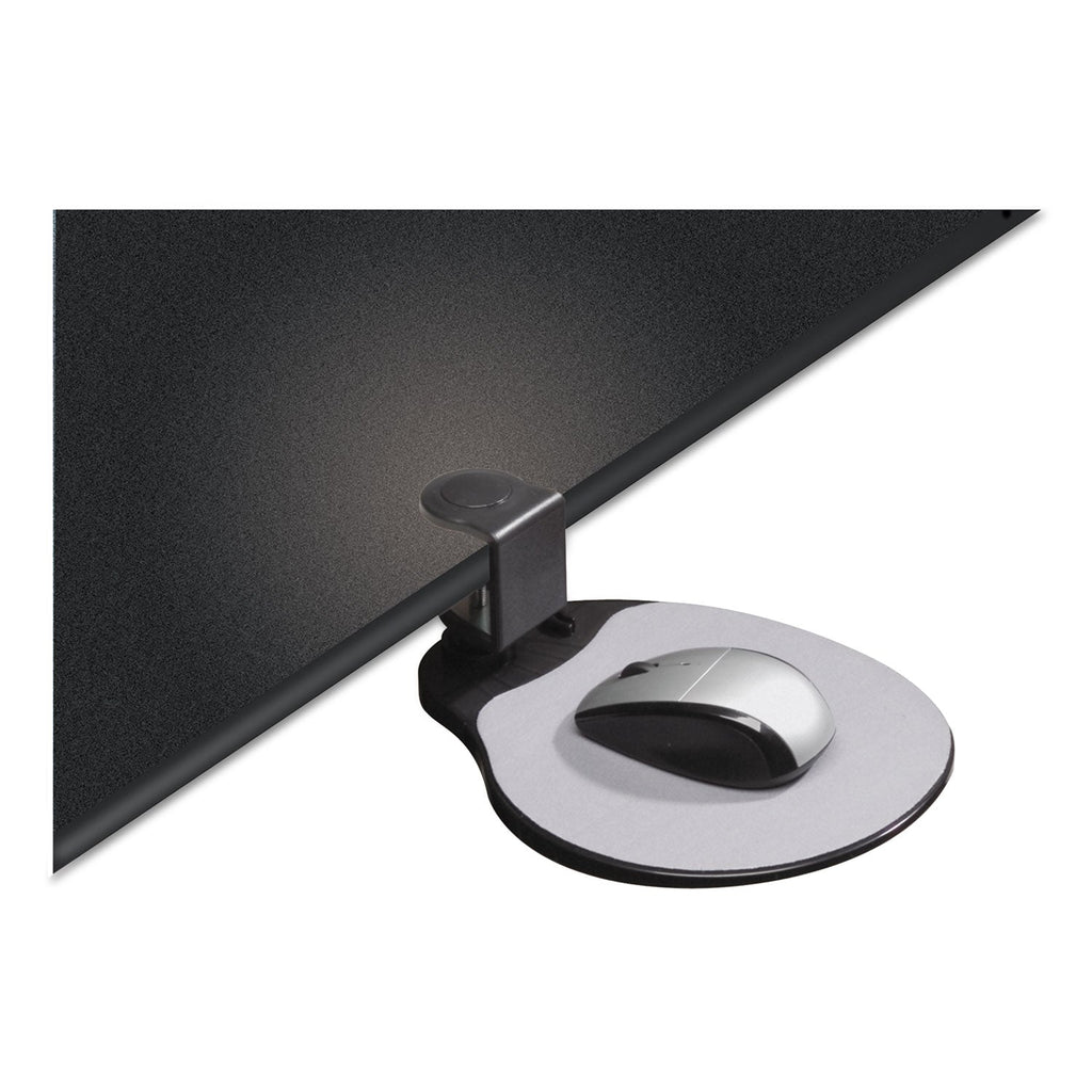 Kelly Computer Supply Clamp On Mouse Platform, 7.75 x 8, Black