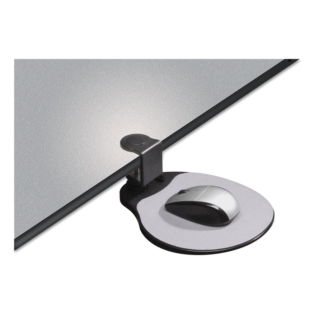 Kelly Computer Supply Clamp On Mouse Platform, 7.75 x 8, Black