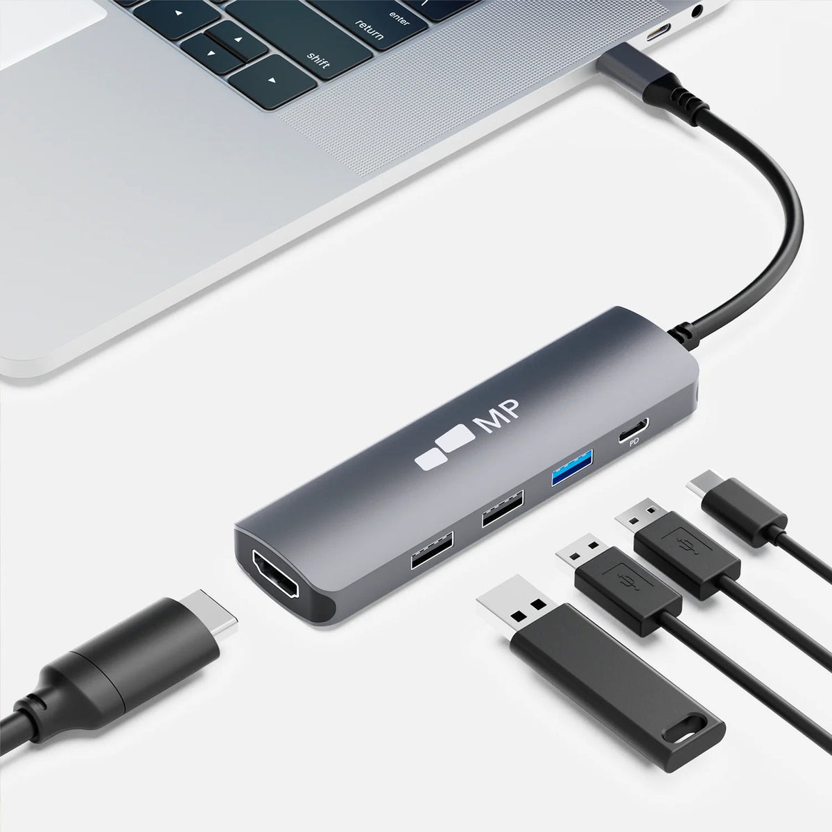 5 in 1 USB C Hub with 4K HDMI