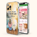 Custom Personalized Dog Mom Phone Case - Gift for Dog Lovers - iPhone & Samsung Case with upto 4 Dogs