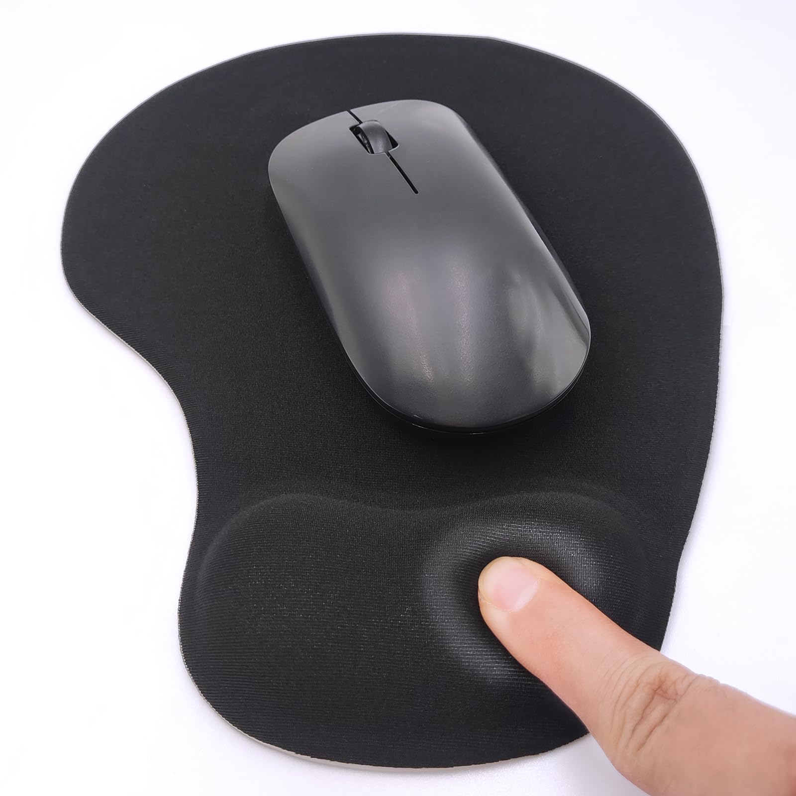 Mouse Pad With Wrist Rest, Gel Wrist Support Mousepad, Pain Relief Laptop Comput