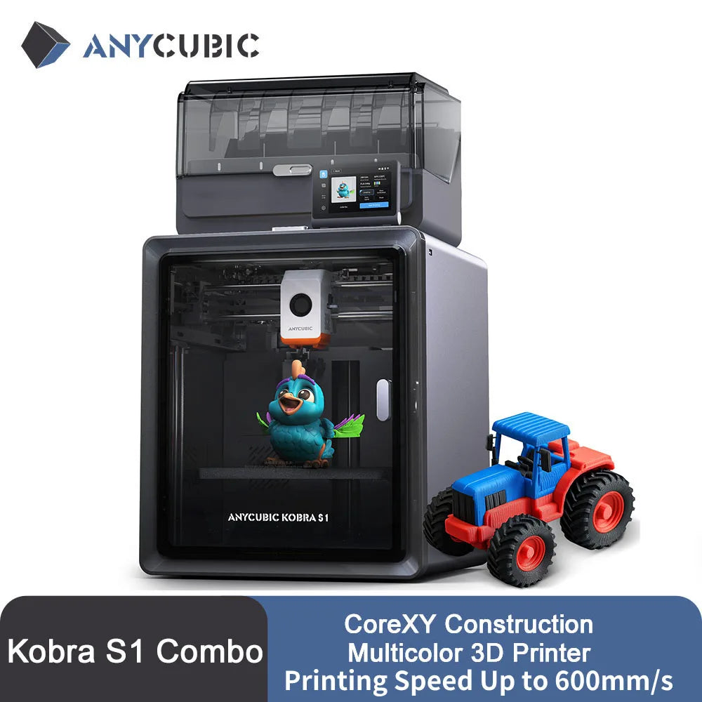 Anycubic Kobra S1 Combo 3D Printer With Auto Leveling