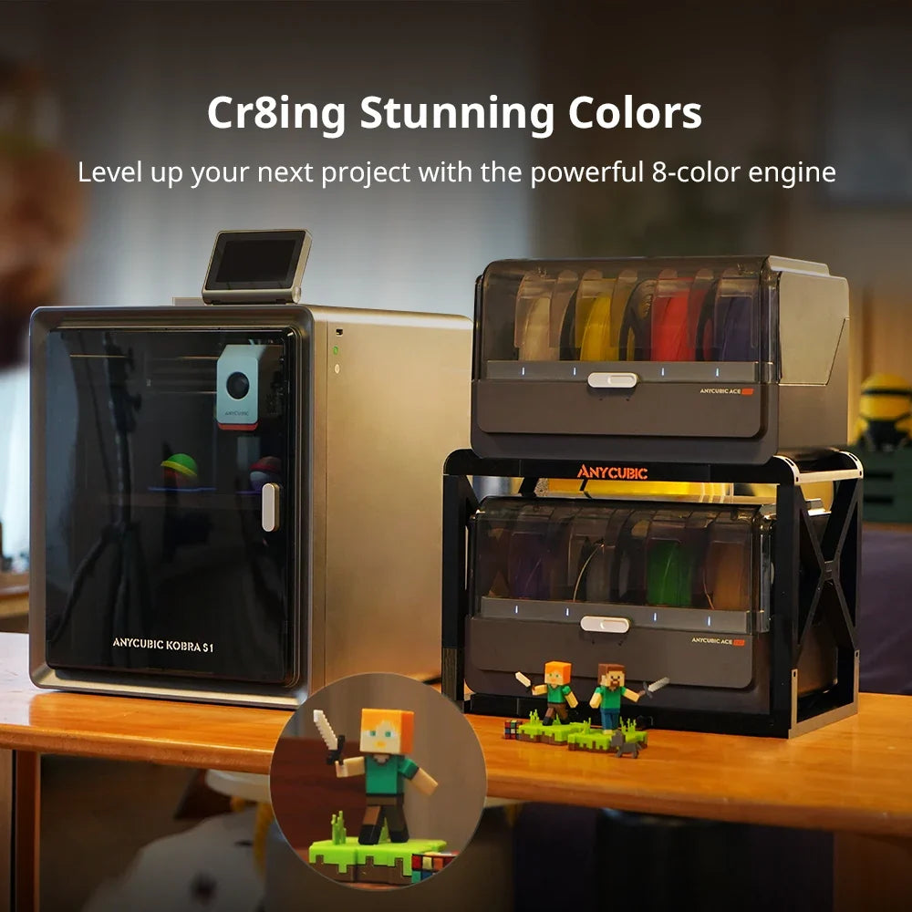 Anycubic Kobra S1 Combo Multi 3D Printer Core XY Speed