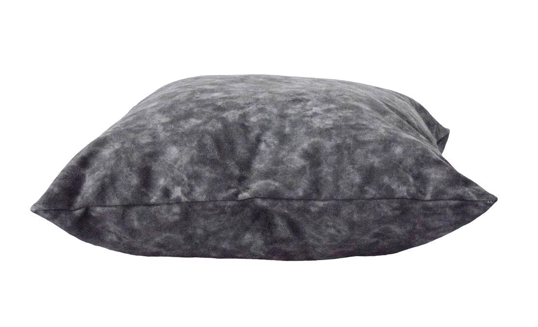 Charcoal Square and Lumbar Luxury Velvet Pillow | TRDPL03