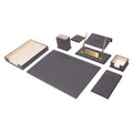 MOOG Leather Desk Set - Single Document Tray- Black - 10 PCS