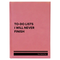 Personalized TO DO List Leatherette Journal (large) | Pink