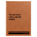Personalized TO DO List Leatherette Journal (large) | Rawhide