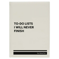Personalized TO DO List Leatherette Journal (large) | White