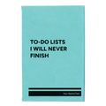 Personalized TO DO List Leatherette Sketch Book (small) | Teal